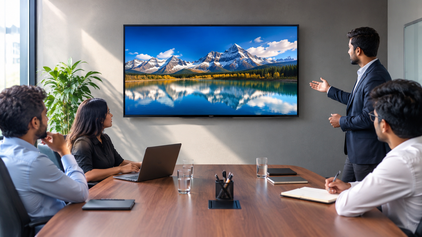 43-inch display for a small meeting room